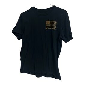 Men’s Hold Fast Black/Camo Flag T-shirt Size M